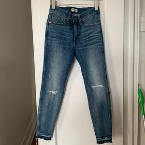 Madewell 9” high rise skinny 27p style #k1870